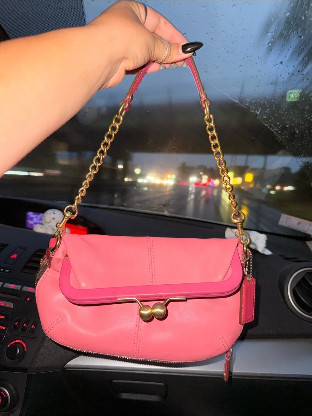 Vintage coach Bonnie kisslock bag